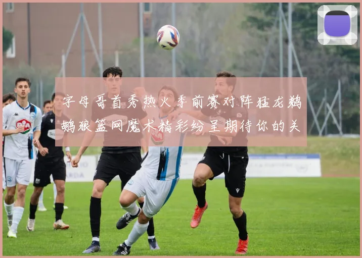 字母哥首秀热火季前赛对阵猛龙鹈鹕狼篮网魔术精彩纷呈期待你的关注